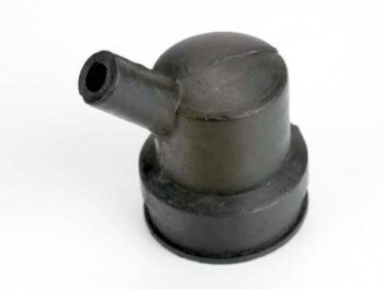 Traxxas TRX3154 Exhaust tip, rubber (N. Hawk/Buggy/Street), TRX3154 - zwart, rubber