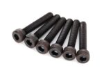 Screws, 2.5x14mm cap-head machine (hex drive) (6), TRX3234