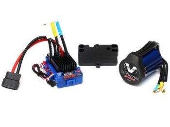 Traxxas TRX3350R Velineon VXL-3S Brushless Power Combo, waterproof, TRX3350R - blauwe