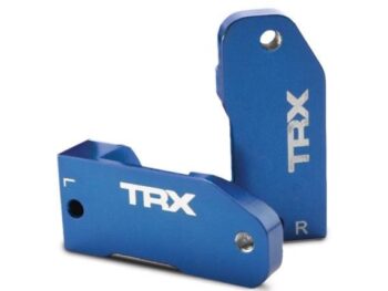 Traxxas TRX3632A Caster blocks, 30-degree, blue-anodized 6061-T6 aluminum (le, TRX3632A - twee blauw