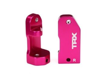 Traxxas TRX3632P Caster blocks, 30-degree,PINK -anodized 6061-T6 aluminum (le, TRX3632P - twee ro