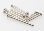 Suspension screw pin set, steel (hex drive) (requires part #, TRX3640