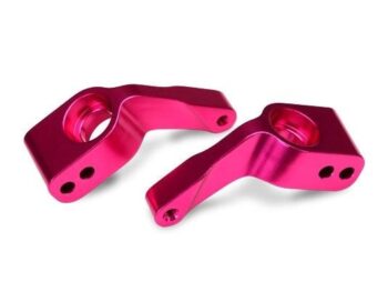 Traxxas TRX3652P Stub axle carriers (2) 6061-T6 aluminum (pink-anodize, TRX3652P - twee roze, ge