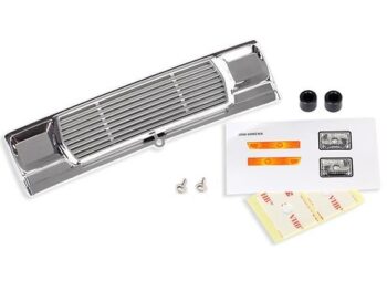 Traxxas TRX3656 Grill, Bigfoot No. 1 (chrome)/ decals/ adhesive tape/ mounti, TRX3656 - een ver