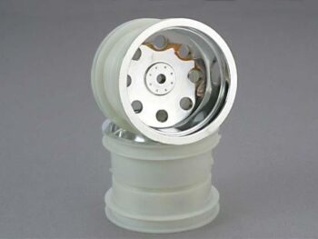 Traxxas TRX3673 Wheels, chrome (2.2'') (front) (2), TRX3673 - twee RC