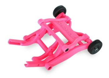 Traxxas TRX3678P Wheelie bar, assembled (PINK) (fits Stampede, Rustler, Band, TRX3678P