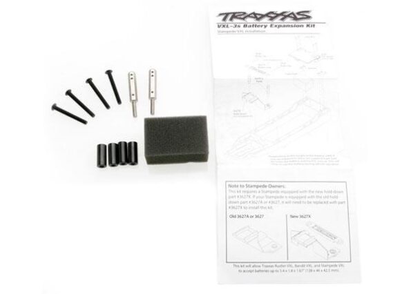 Traxxas TRX3725X Battery expansion kit (allows for installation of taller mul, TRX3725X