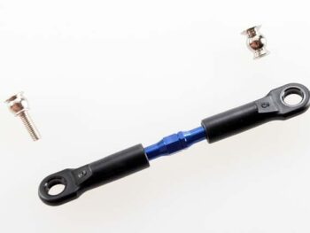Traxxas TRX3737A Turnbuckle, aluminum (blue-anodized), camber link, front, 39, TRX3737A - blauw