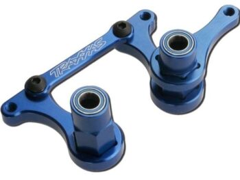Traxxas TRX3743A Steering bellcranks, drag link (blue-anodized T6 aluminum)/, TRX3743A - twee