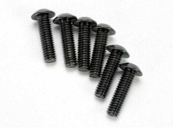 Traxxas TRX3938 Screws, 4x14mm button-head machine (hex drive) (6), TRX3938 - zes
