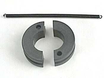 Traxxas TRX4146 Clutch shoes (2)/ spring (N. Rustler/N.Sport/N.Stampede), TRX4146 - twee donker