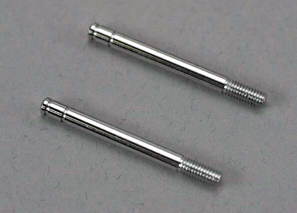 Traxxas TRX4262 Shock shafts, steel, chrome finish (32mm) (2), TRX4262