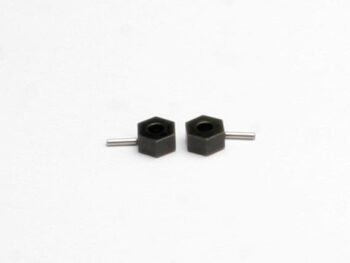 Traxxas TRX4959 Hex wheel hubs (tall offset, 14x7.5mm) (2)/ axle pins (2.5x1, TRX4959 - twee donkerg