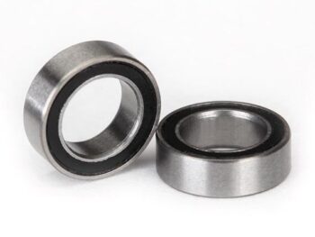 Traxxas TRX5114A Ball bearings, black rubber sealed (5x8x2.5mm) (2), TRX5114A - twee