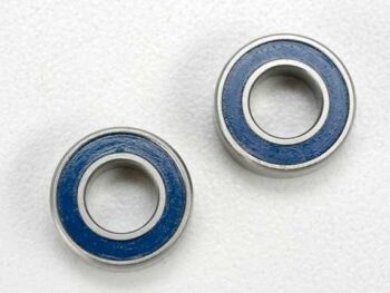 Traxxas TRX5117 Ball bearings, blue rubber sealed (6x12x4mm) (2), TRX5117 - twee zilverkle