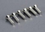 Screws, 2.6x8mm countersunk machine (6), TRX5169