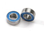 Ball bearings, blue rubber sealed (6x13x5mm) (2), TRX5180
