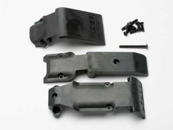 Traxxas TRX5337 Skid plate set, front (2 pieces, plastic)/ skid plate, rear, TRX5337 - een