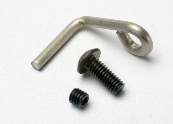 Traxxas TRX5346 Hanger, metal wire (for tuned pipe)/ 4mm GS (1)/ 4x10 BCS (1, TRX5346