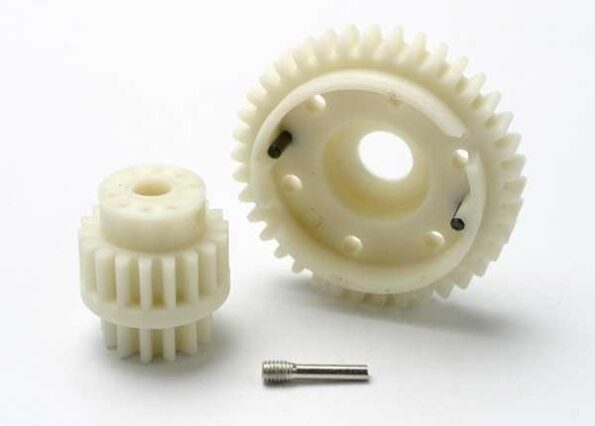 Traxxas TRX5384 Gear set, 2-speed wide ratio (2nd speed gear 38T, 13T-18T in, TRX5384