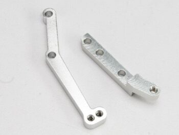 Traxxas TRX5421 Bellcrank mounts, throttle (long & short), TRX5421 - twee zilver