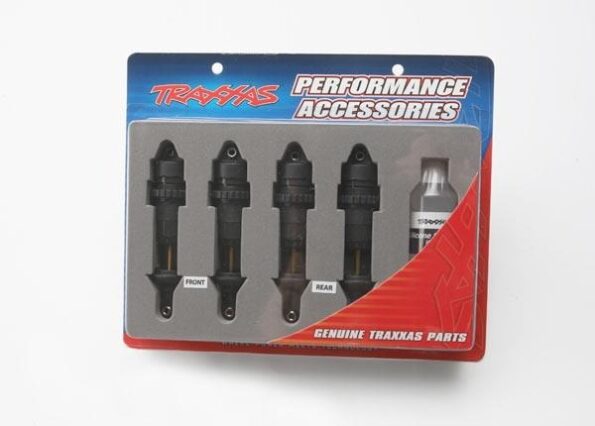 Traxxas TRX5460X Shocks, GTR hard-anodized, Teflon-coated aluminum bodies wit, TRX5460X