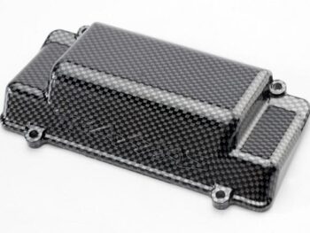 Traxxas TRX5515G Battery Box Cover, bumper (rear), Exo-Carbon finish (Jato), TRX5515G - een