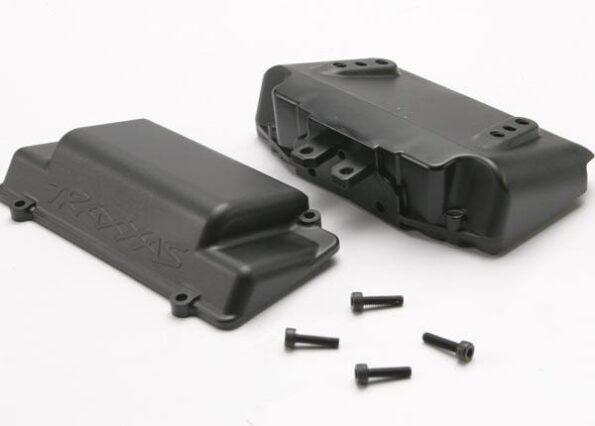 Traxxas TRX5515X Battery Box, bumper (rear) (includes battery case with bosse, TRX5515X