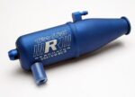 Tuned pipe, Resonator, R.O.A.R. legal, blue-anodized (alumin, TRX5541X