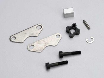 Traxxas TRX5565 Brake pads (2)/ brake disc hub/ 3X15 CS (partially threaded), TRX5565 - diverse metalen en