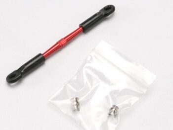 Traxxas TRX5594 Turnbuckle, aluminum (red-anodized), camber link, 58mm (1) (, TRX5594 - een rode aluminium turn