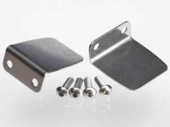 Traxxas TRX5730 Trim tab (2)/ 4x12mm BCS (stainless) (4), TRX5730 - twee