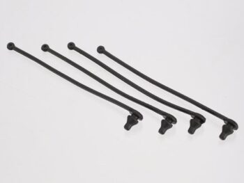 Traxxas TRX5750 Body clip retainer, black (4), TRX5750 - vier zwar