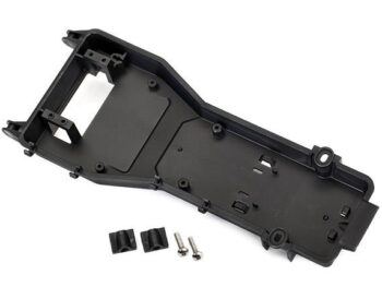Traxxas TRX5772 Radio tray/ radio tray retainer (2)/ stuffing tube clamp/ 4x, TRX5772