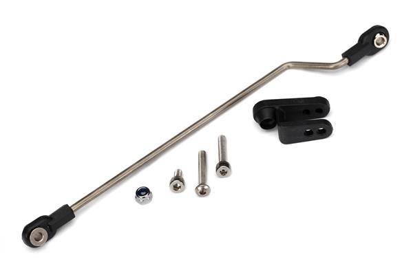 Rudder pushrod, assembled/ servo horn/ 3x18mm BCS (stainless, TRX5781 Traxxas TRX5781 Rudder pushrod, assembled/ servo horn/ 3x18mm BCS (stainless, TRX5781 - een z