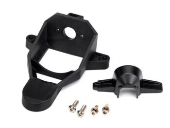 Traxxas TRX5782 Motor mount/ flex cable guard, DCB M41, TRX5782 - zwarte kunst