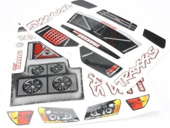 Traxxas TRX5813 Decal Sheet, Slash, TRX5813 - een vel met diverse