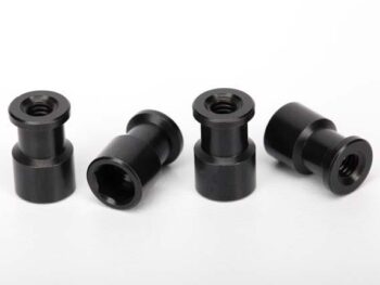 Traxxas TRX5854 Hub retainer, 17mm hubs, M4 X 0.7 (4) (use with #5853X, #685, TRX5854 - vier zwar
