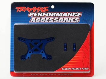 Traxxas TRX6440 Shock tower, front, 7075-T6 aluminum (blue-anodized), TRX6440