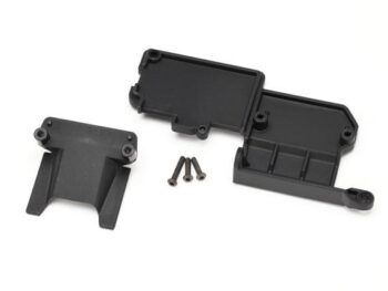 Traxxas TRX6558 Mount, telemetry exp (fits Funny Car, Nitro 4-Tec), TRX6558 - zwarte kunststof
