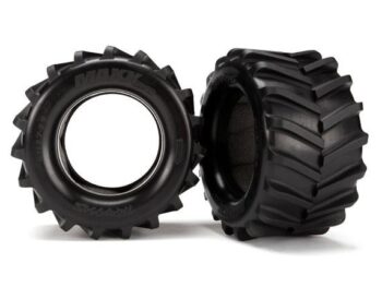 Traxxas TRX6770 Tires, Maxx 2.8" (2)/ foam inserts (2), TRX6770 - twee zwar