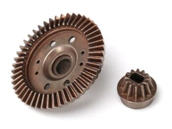 Traxxas TRX6779 Ring gear, differential/ pinion gear dif (12/47 rear), TRX6779 - twee metal