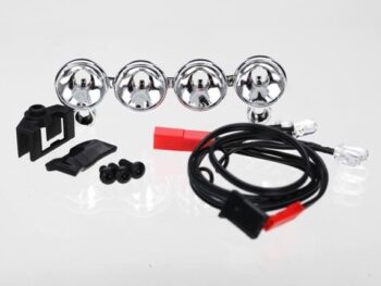 Traxxas TRX6784 LED lightbar (chrome, 4 clear lights), TRX6784 - een