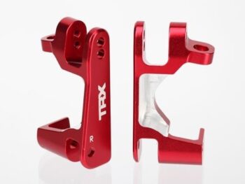 Traxxas TRX6832R Caster blocks (c-hubs), 6061-Tleft & right (red-anodized), TRX6832R - twee rood