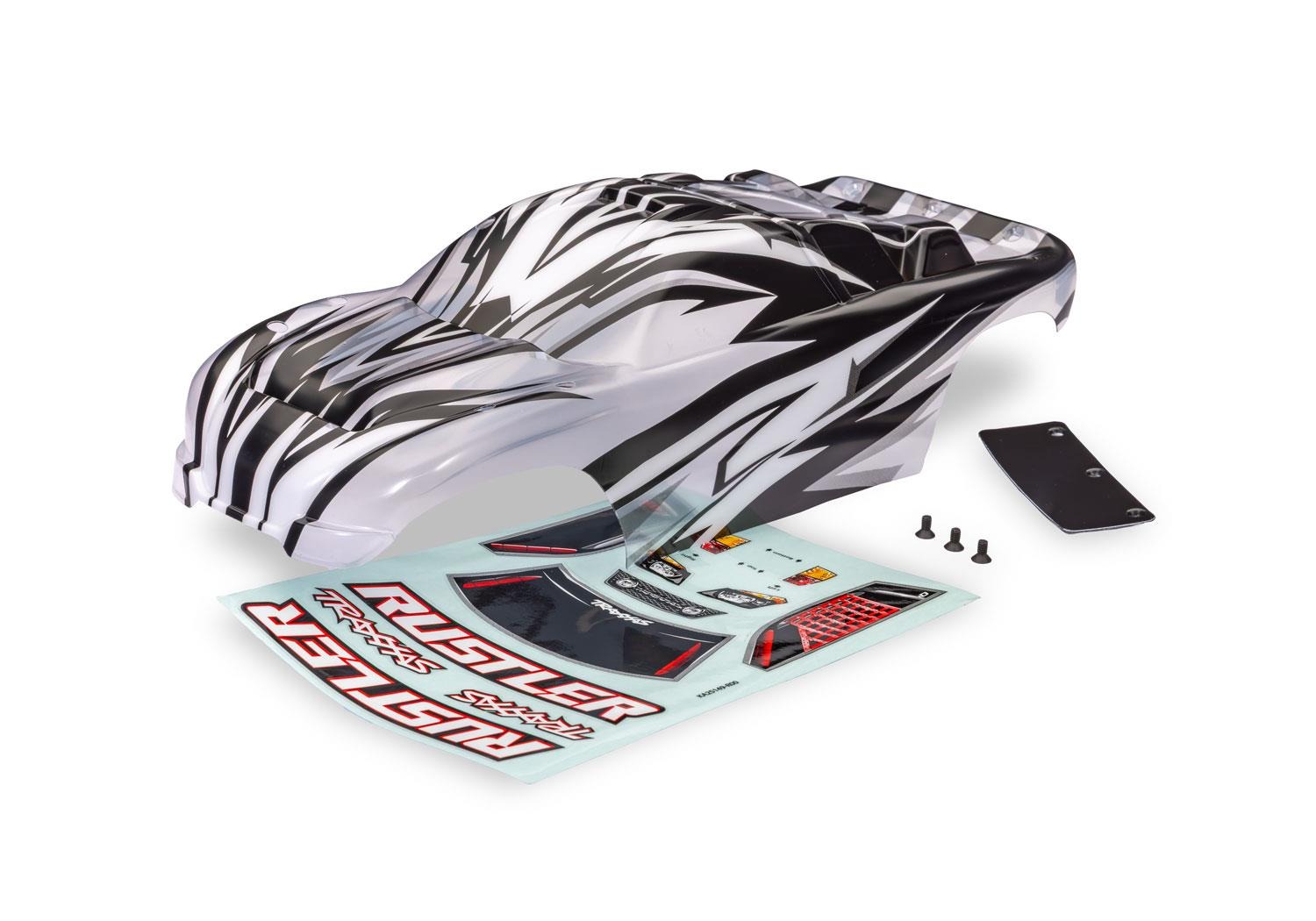 Rustler 2WD ProGraphix Clipless Body Traxxas TRX3754X Rustler 2WD ProGraphix Clipless Body - een ongel