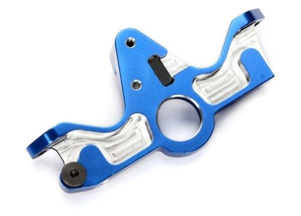 Traxxas TRX6860R Motor mount, aluminum (blue-anodized), TRX6860R