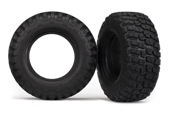 Tires, BFGoodrich Mud-Terrain T/A KM2 (dual profile 4.3x1.7, TRX6871 Traxxas TRX6871 Tires, BFGoodrich Mud-Terrain T/A KM2 (dual profile 4.3x1.7, TRX6871 - twee zwarte