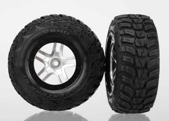 Traxxas TRX6874R Tire & Wheel Assy, Glued (S1 C, TRX6874R