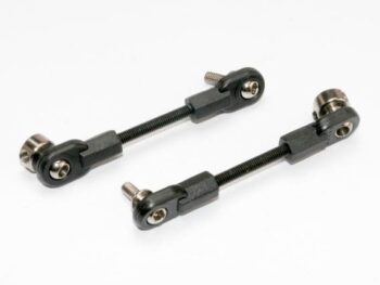 Traxxas TRX6897 Linkage, rear sway bar (Slash 4x4) (2) (assembled with rod e, TRX6897 - twee zwarte