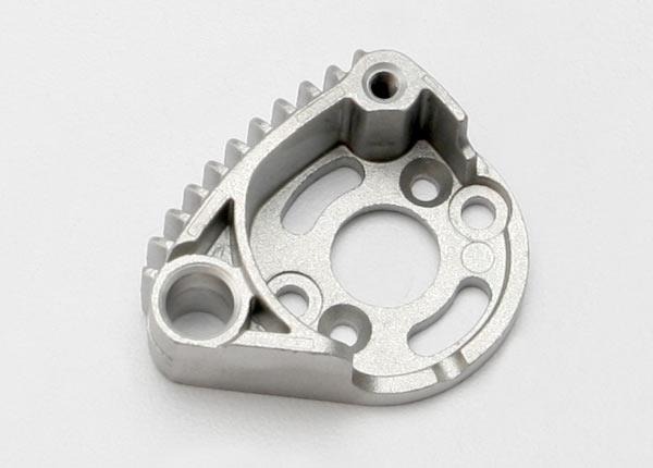 Motor mount, finned aluminum, TRX7060 Traxxas TRX7060 Motor mount, finned aluminum, TRX7060 - een zilverkle